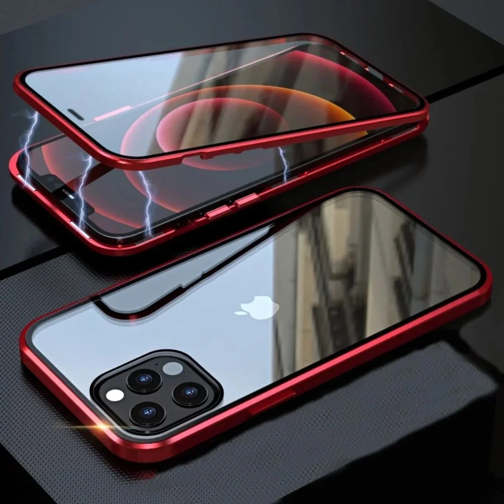 For iPhone 13 Pro Max / 13 Pro / 13 Mini Magnetic Phone Case Cover 360 Protector